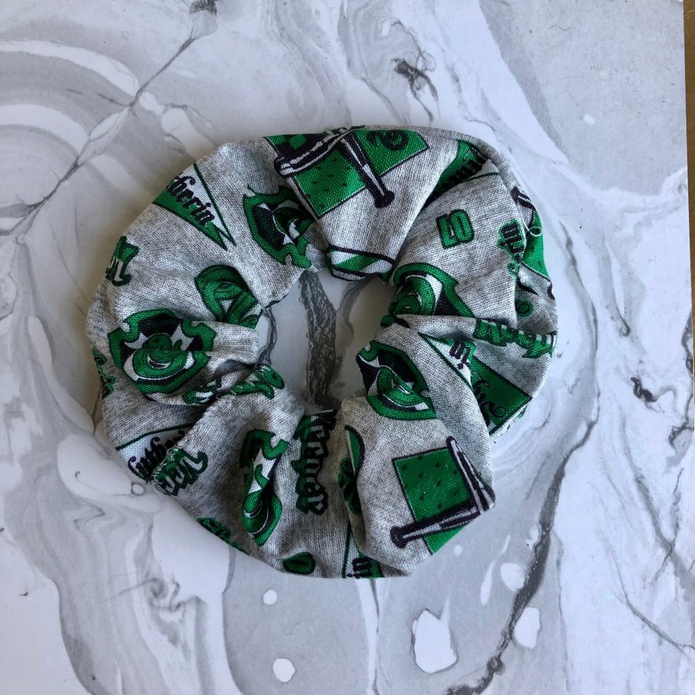 Handmade Slytherin House Harry Potter Scrunchie